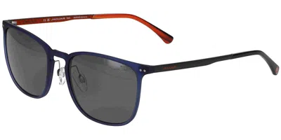 Jaguar 7624 6500 Men's Sunglasses Blue Size 55 In Brown