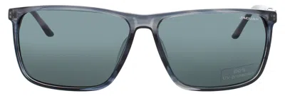 Jaguar Jg37123 Sunglasses In Matte Blue - Dark Smoke