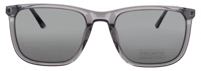 Jaguar Jg37261 Sunglasses In Matte Grey - Dark Smoke Polarized