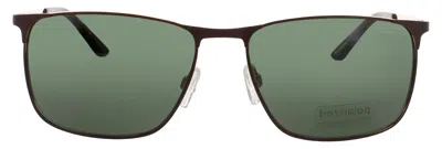 Jaguar Jg37369 Sunglasses In Matte Red - Dark Green Polarized