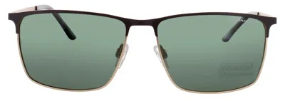 Jaguar Jg37370 Sunglasses In Matte Red - Dark Green Polarized