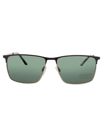 Jaguar Jg37370 Sunglasses In Matte Red - Dark Green Polarized