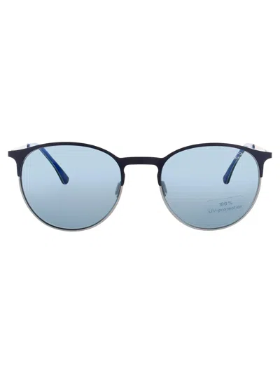 Jaguar Jg37820 Sunglasses In Matte Blue - Dark Blue