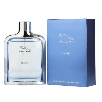 Jaguar Men's Classic Blue Edt 2.5 oz Fragrances 3562700373107 In Blue / Orange / White