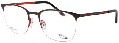 Jaguar Men's Metal Eyeglasses Jg33624, Size 53-20-145, Demo In 4200 - Matte Grey / Demo