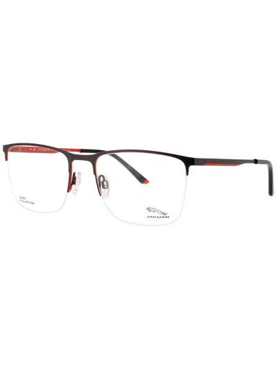 Jaguar Men's Modern Designer Eyeglasses - Style Jg33617 In 4200 - Matte Grey - Demo