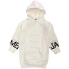 J'aime’ J'aime' - Maxifelpa Bianca C/cappuccio 4609g-mi