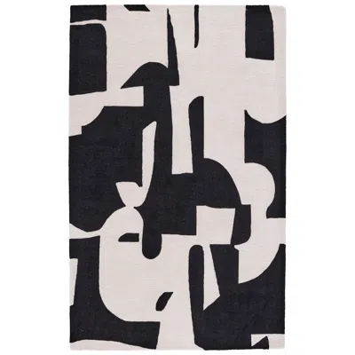 Jaipur Anthem Noverre Ant01 8'x10' Black And Cream Area Rug