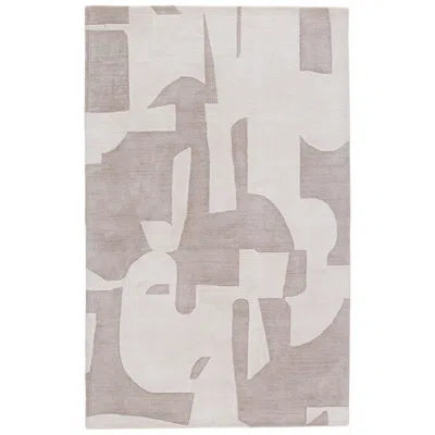 Jaipur Anthem Noverre Ant02 8'x10' Taupe And Cream Area Rug