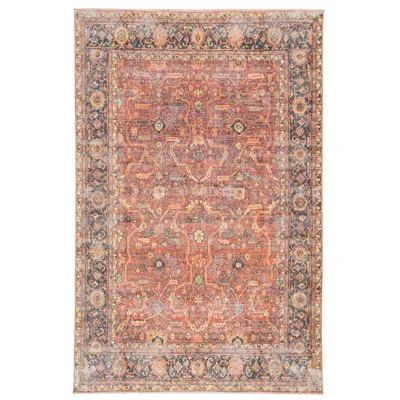 Jaipur Boheme Avonlea Boh04 6'x9' Orange And Blue Oriental Area Rug
