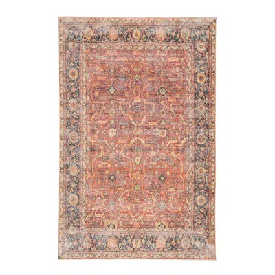 Jaipur Boheme Avonlea Boh04 7'10"x9'10" Orange And Blue Area Rug