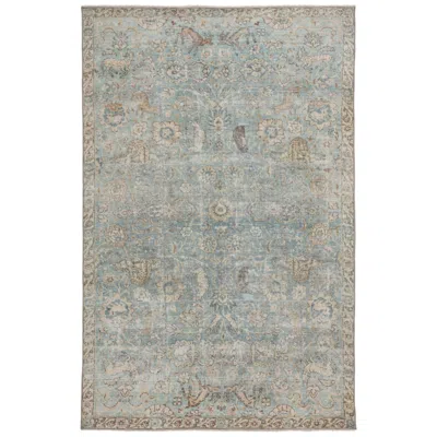 Jaipur Boheme Stag Boh17 7'10"x9'10" Teal Gold Oriental Area Rug