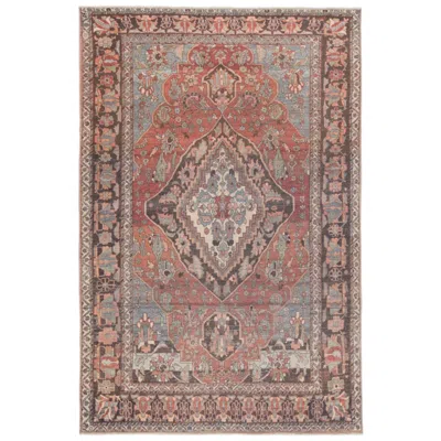 Jaipur Boheme Wesleyan Boh18 5'x8' Rust And Gray Area Rug
