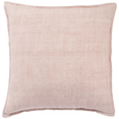 Jaipur Burbank Blanche Light Pink 22" Square Throw Pillow