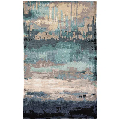 Jaipur Genesis Ges27 6'x9' Navy And Beige Rectangle Area Rug