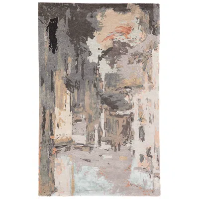 Jaipur Genesis Luella Ges25 6'x9' Gray And Blush Area Rug