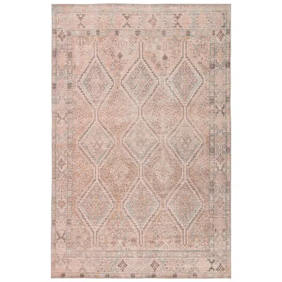 Jaipur Kindred Marquesa Knd01 5'x7'6" Pink And Brown Area Rug