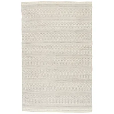 Jaipur Lenna Pnr05 8'x10' Cream And Gray Indoor/outdoor Area Rug
