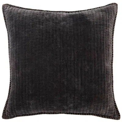 Jaipur Lexington Charcoal Gray 26" Square Throw Pillow