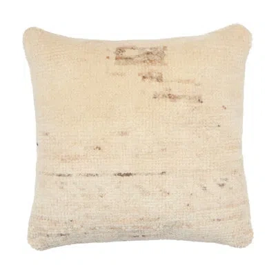 Jaipur Living Bacci Handmade Solid Pillow In Pillow Cover Only - No Insert,cream