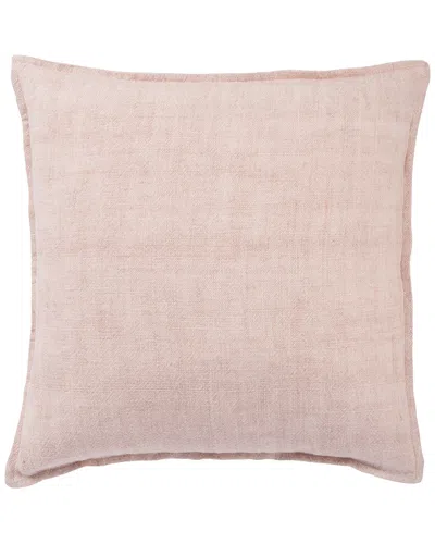 Jaipur Living Blanche Solid Light Pink Throw Pillow