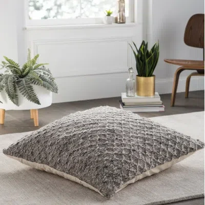 Jaipur Living Essence Square Pillow Cover In Gray