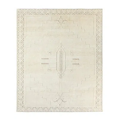 Jaipur Living Imbar Ahd02 Handknotted Medallion Ivory And Taupe Area Rug