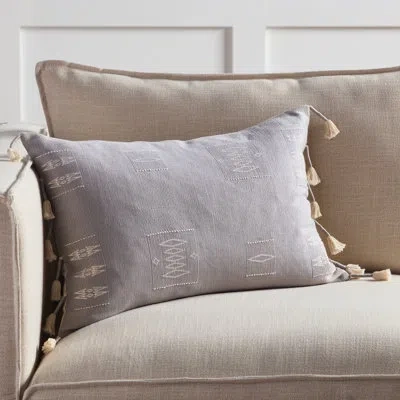 Jaipur Living Khuza Kinard Tribal Rectangular Cotton Pillow Cover In Pillow Cover Only - No Insert