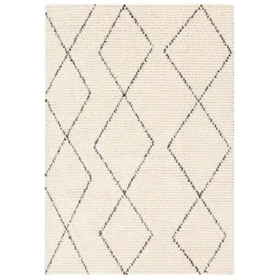 Jaipur Living Label J Tamry Powerloomed Tribal White Area Rug In Black;ivory;cream