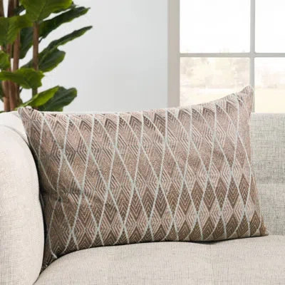 Jaipur Living Lexington Rectangular Pillow Cover & Insert In Bronze,gray,pillow Cover Only - No Insert