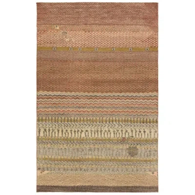 Jaipur Living Liberty Kakero Lib14 Handknotted Bohemian Red Area Rug (6'x9') In Brown