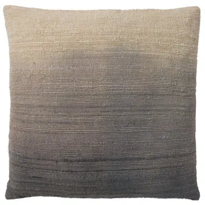 Jaipur Living Mariana Ombre Tan/taupe Poly Fill Pillow (22" Square) In Pillow Cover Only - No Insert