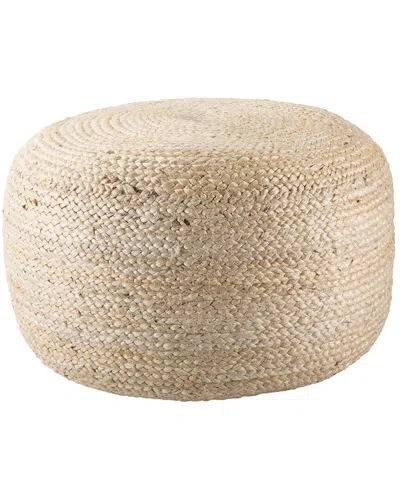 Jaipur Living Mesa Cylinder Pouf In Neutral