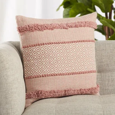 Jaipur Living Parable Square Cotton Pillow Cover And Insert In Pillow Cover Only - No Insert