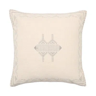 Jaipur Living Puebla 100% Cotton Throw Square Pillow Cover & Insert In Pillow Cover Only - No Insert