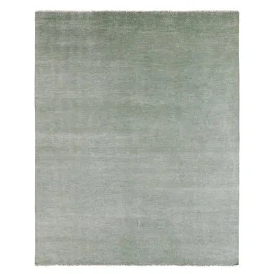 Jaipur Living Saga Origin Sag07 Handknotted Solid Gray And Green Area Rug (6'x9')