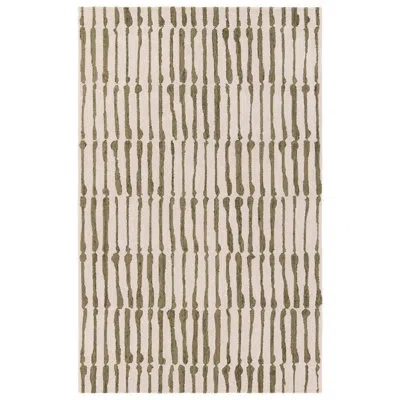 Jaipur Living Saville Tufted Tribal Green Area Rug (18" Swatch) In Ivory;green;cream