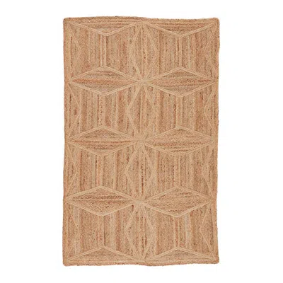 Jaipur Naturals Tobago Abel Nat23 6'x9' Beige Geometric Area Rug
