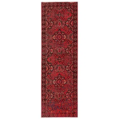 Jaipur Polaris Chaya Pol21 2'6"x8' Red And Black Runner Area Rug