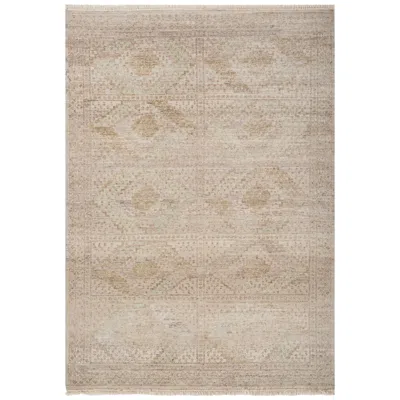 Pre-owned Jaipur Rugs 10x14 Feet Hand Knotted Carpet Wool Beige & Brown Modern Vintage Rug