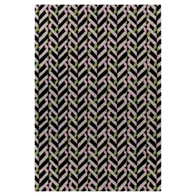 Pre-owned Jaipur Rugs 4x6 Feet Hand Tufted Carpet Wool Modern Grey And Black Rug In Gray