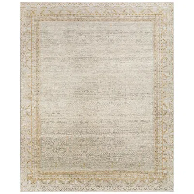 Pre-owned Jaipur Rugs 6x9 Feet Hand Knotted Carpet Wool Green Transitional Oriental Rug