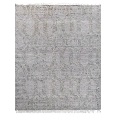 Pre-owned Jaipur Rugs 8x10 Feet Hand Knotted Carpet Wool & Tencil Modern Red & Orange Rug