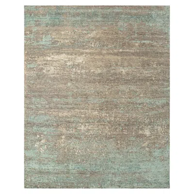 Pre-owned Jaipur Rugs 8x10 Feet Hand Knotted Carpet Wool Modern Grey And Black Rug In Gray