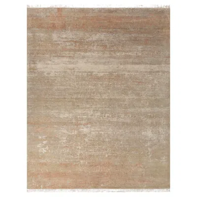 Pre-owned Jaipur Rugs 8x10 Feet Hand Knotted Carpet Wool Modern Ivory Rug In White