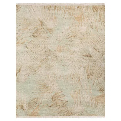 Pre-owned Jaipur Rugs 8x10 Feet Hand Knotted Carpet Wool Modern Ivory Rug In White