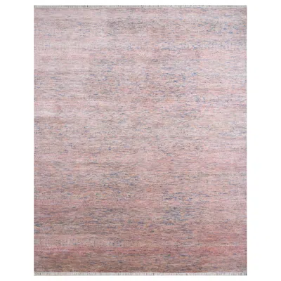 Pre-owned Jaipur Rugs 8x10 Feet Hand Knotted Carpet Wool Viscose Modern Pink & Purple Rug