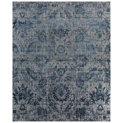 Pre-owned Jaipur Rugs Ashen Trellis Ashwood & Indigo Blue 240x300 Cm Hand Knotted Rug