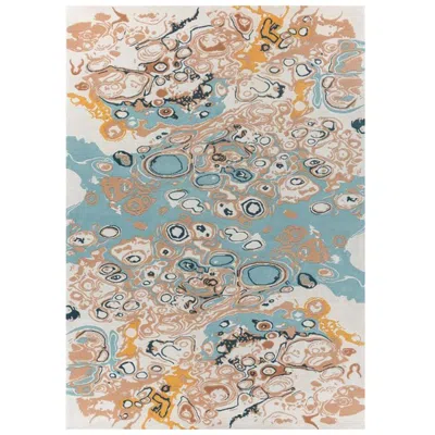 Pre-owned Jaipur Rugs Classic Intricacy Snow White & Indian Tan 180x270 Cm Hand Knotted Rug