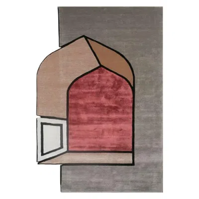 Pre-owned Jaipur Rugs Crossroads Elegance Medium Gray & Snow White 195x295 Cm Hand Tufted Rug